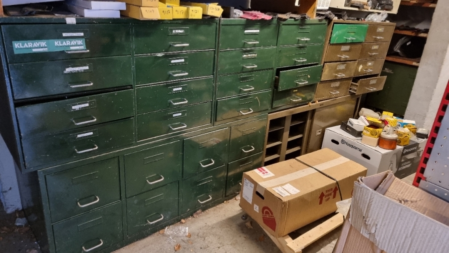 Jern skuffe systemer