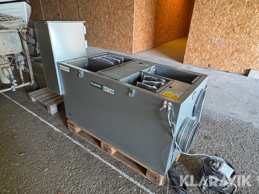 Ventilationanlæg Enervent LTR-6 XL EC med rotations veksler