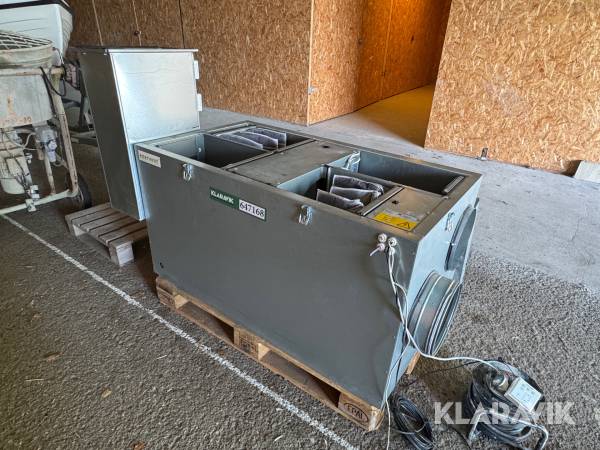 Ventilationanlæg Enervent LTR-6 XL EC med rotations veksler