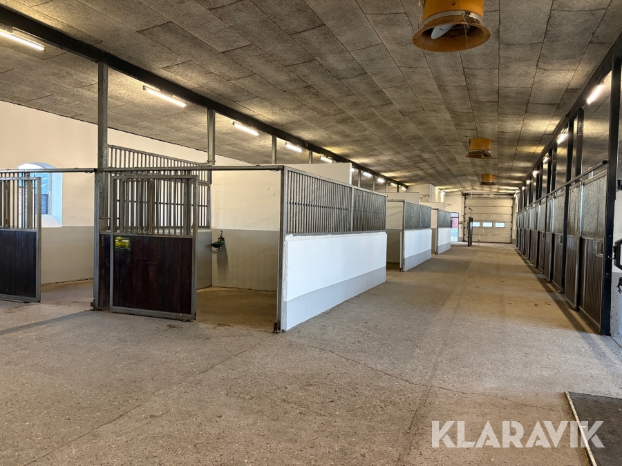 Hestestalds inventar - 19 bokse i alt