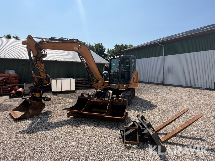 Gravemaskine Case CX80C
