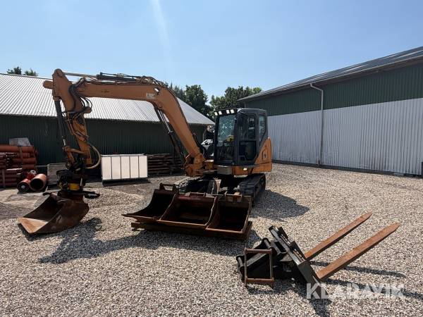 Gravemaskine Case CX80C