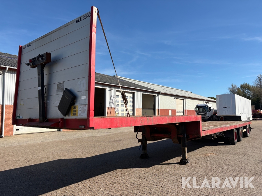 Maskintrailer Kel-Berg Z40-3, 3 akslet