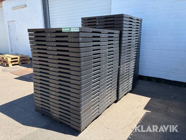 Plastikpaller 100x120 - 51 styk