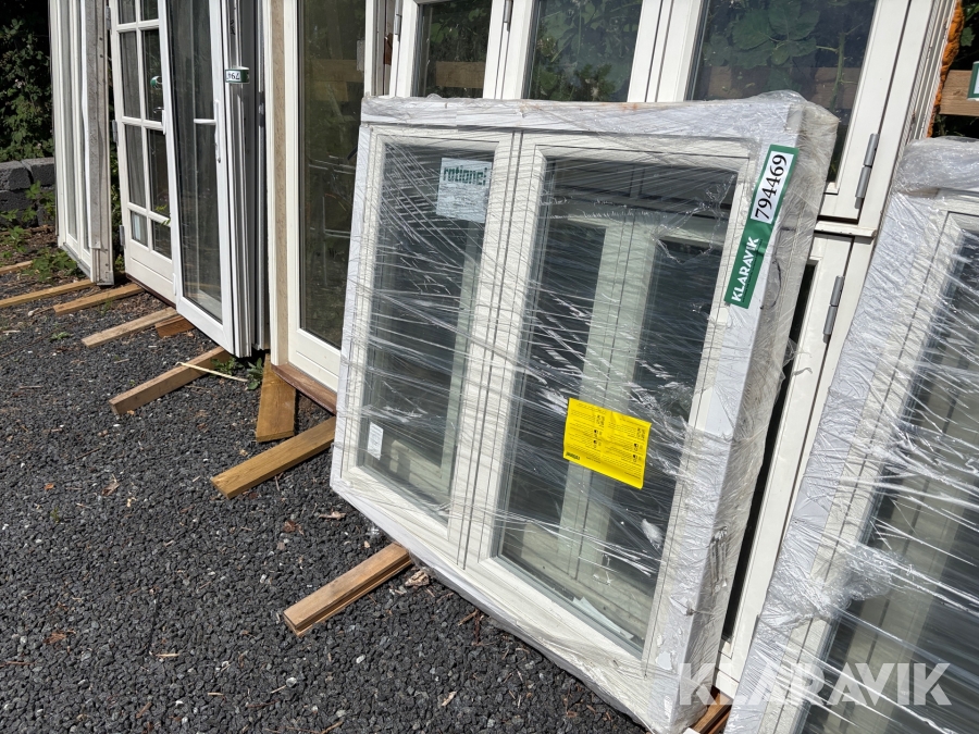 Vindue Rationel Optifloat clear 4mm 521x1035mm 1 styk 