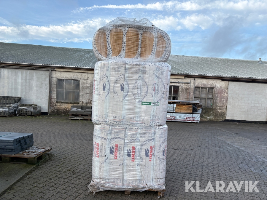 Glasuld isoleringsbatts URSA A37 – 95 mm, 161 m²