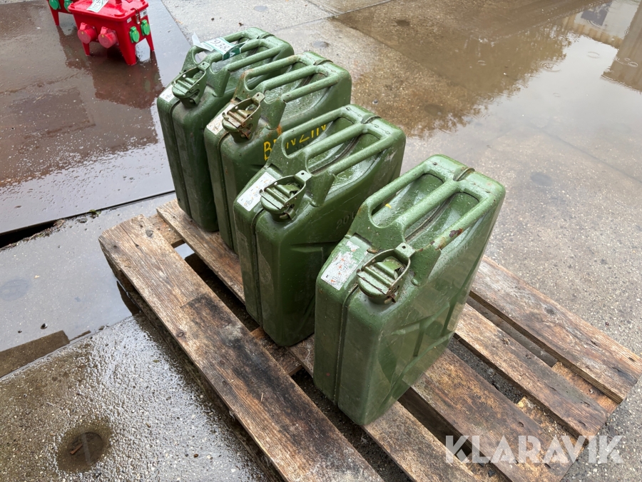 Brændstofdunke / benzindunke Rawlink Jerry Can 20 L 4 styk
