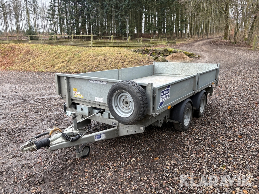 Tiptrailer Ifor williams 3500 kg. 2-akslet