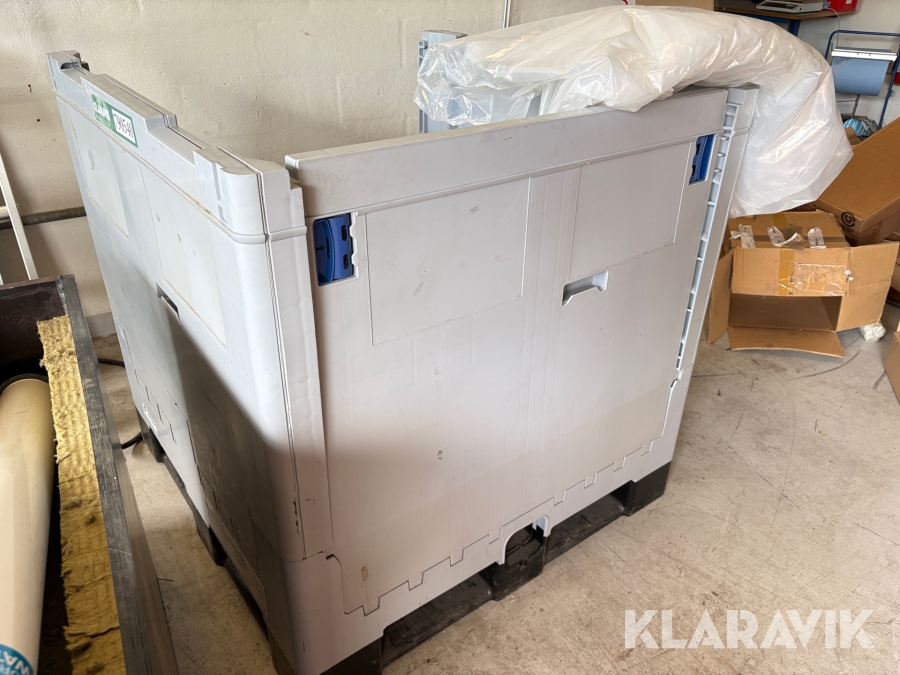 Container ComboAqua 1060 L/1400 kg sammenklappelig inkl. inliner 2 Styk