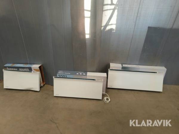 El radiator Glamox 600-1000w 3 styk