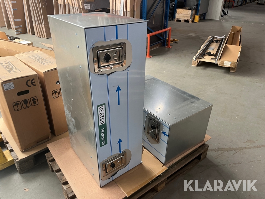 Underskabe til ladvogn Danbox - 2 styk