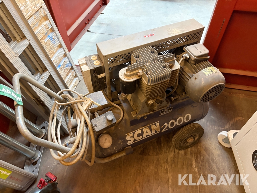 Kompressor 380 volt SCAN 2000, Gribskov, Klaravik auktioner