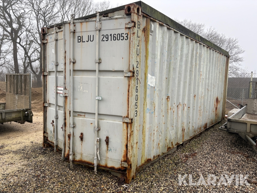 Container med vintermåtter