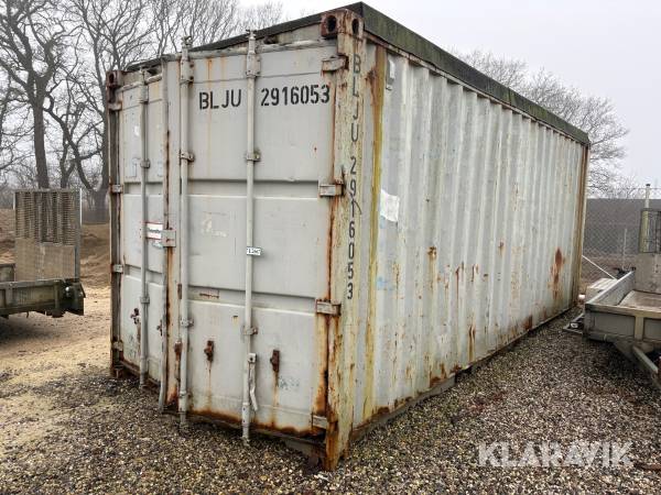Container med vintermåtter