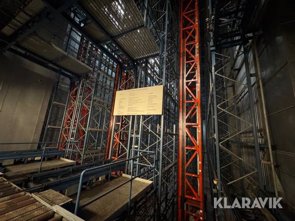 Højlagersystem Univeyor A/S Fuldautomatisk ca. 16.000 pallepladser