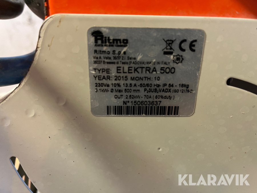 Muffesvejser Ritmo Elektra 500