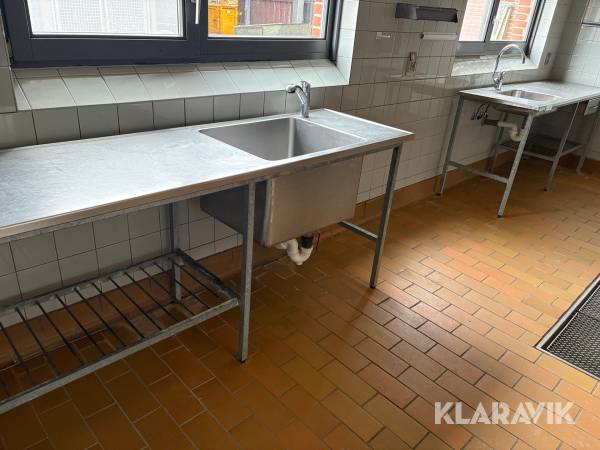 Håndvaske - 2 styks - brugt i storkøkken