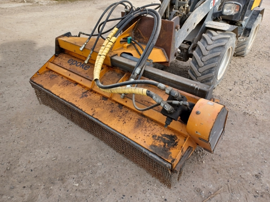 Slagleklipper med ophæng til minilæsser