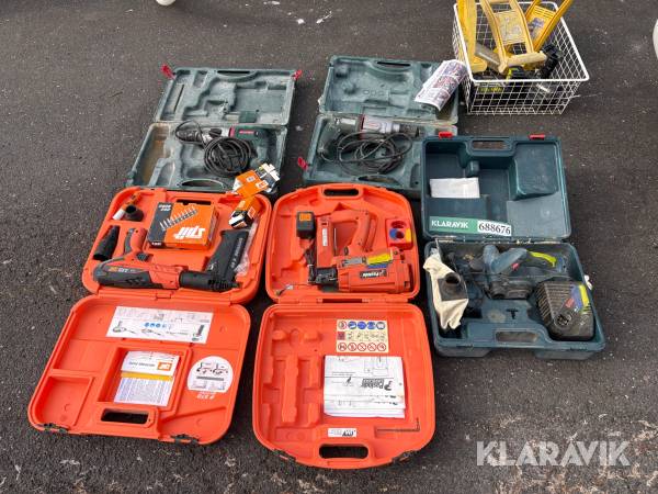 Elværktøj Bosch Metabo og Spit blandet lot