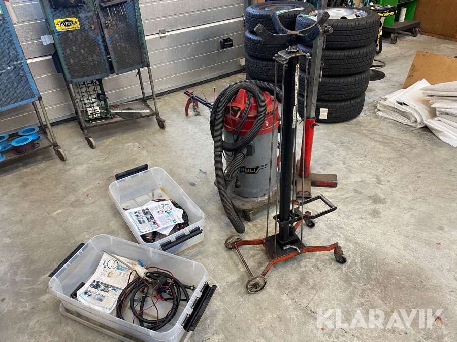 Motorlift - industristøvsuger-gearkasseløfter