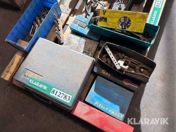 Lot blandet toppe til værktøj - 10 kasser