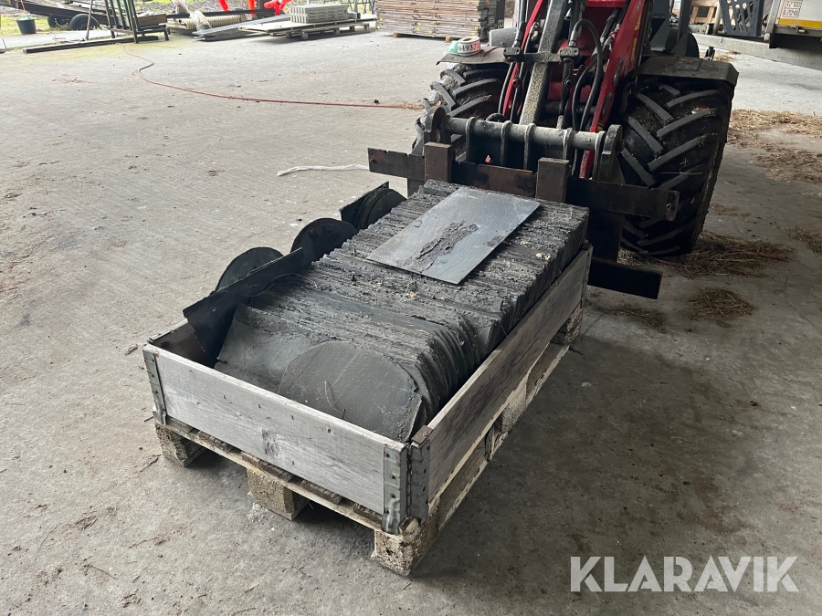 Natur Skiffer grå/sort