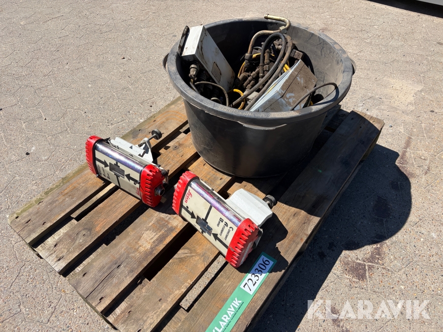 Lasermodtagere med hydraulikstation Leica MLS1200