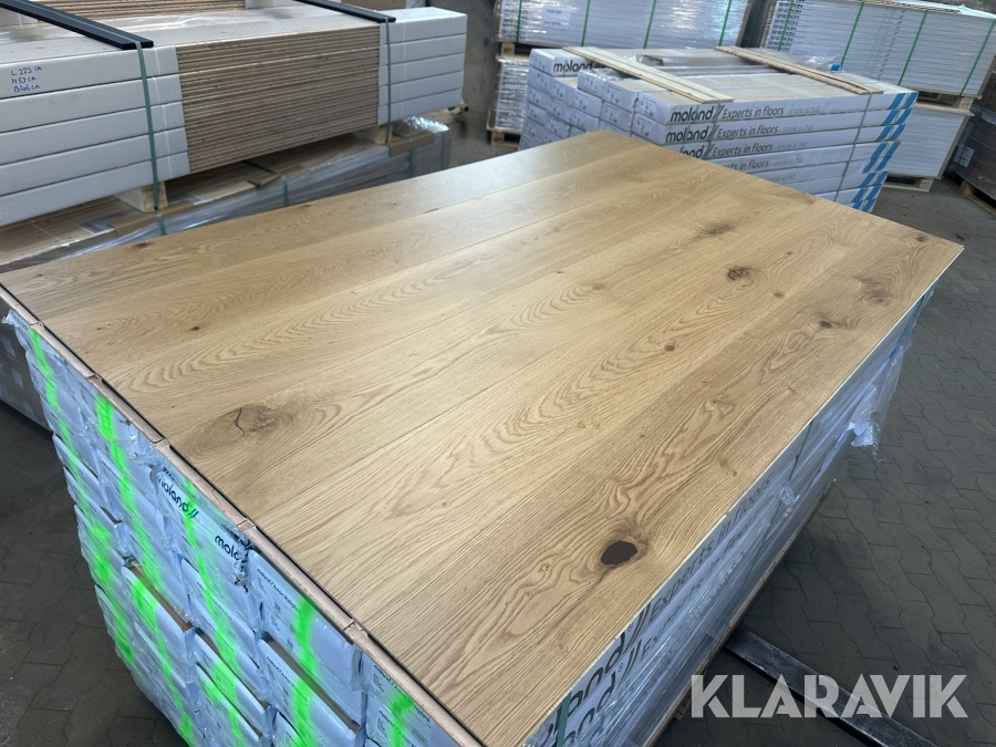 Gulv Moland Aston Wideplank Trend Eg UV-matlak - 114,95m2