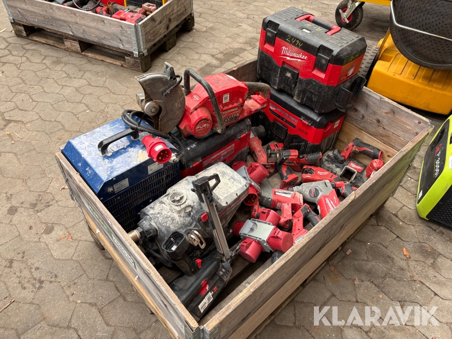 Assorteret håndværktøj - 1 palle