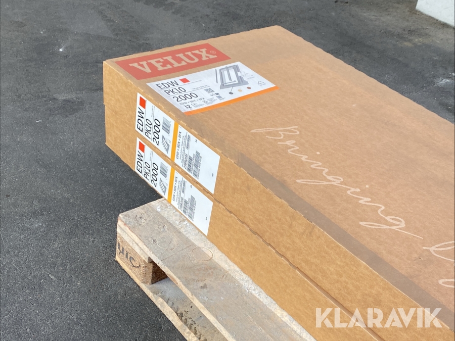 Inddækninger Velux EDW PK10 2000 2 styk
