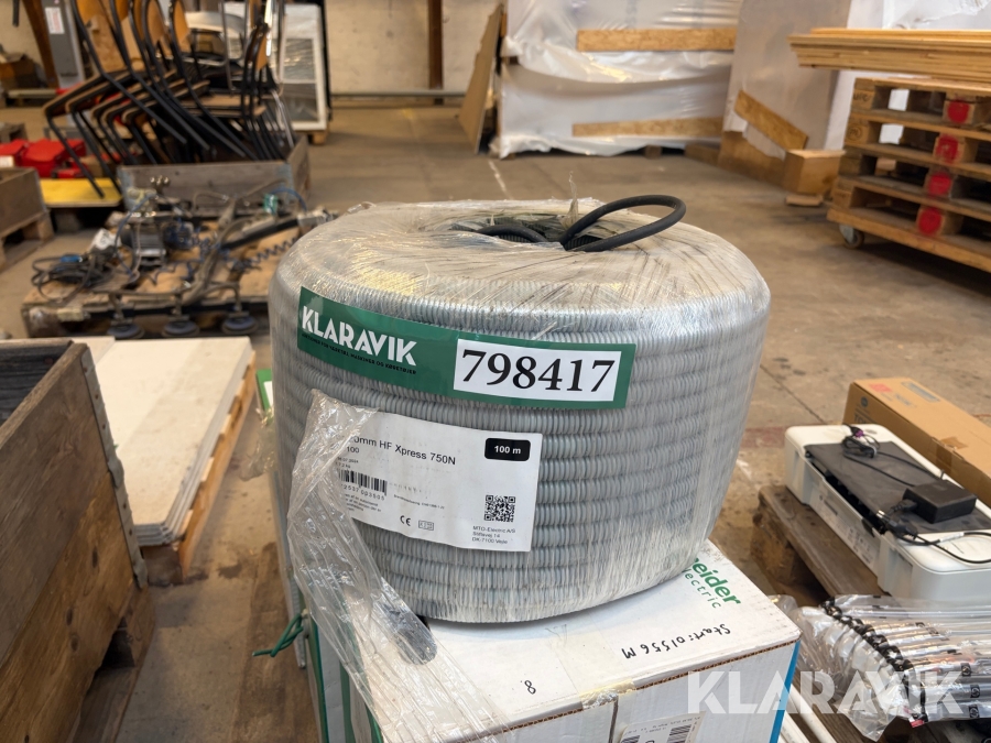 Installationsmaterialer Schneider Electric datakabel, flexrør og installationsrør