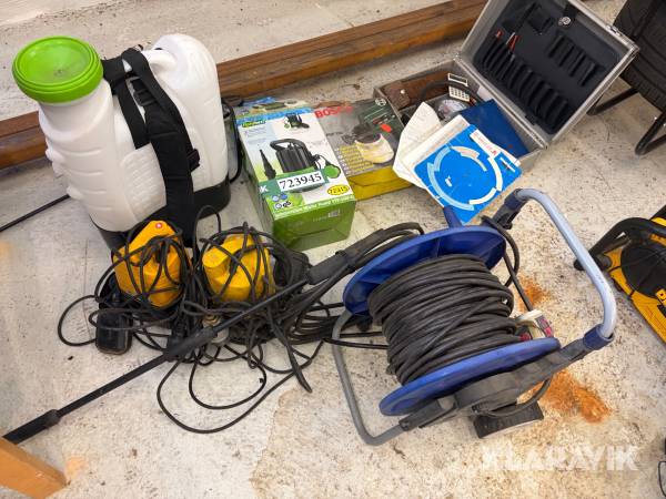 Pumper, sprøjtepistol - blandet lot