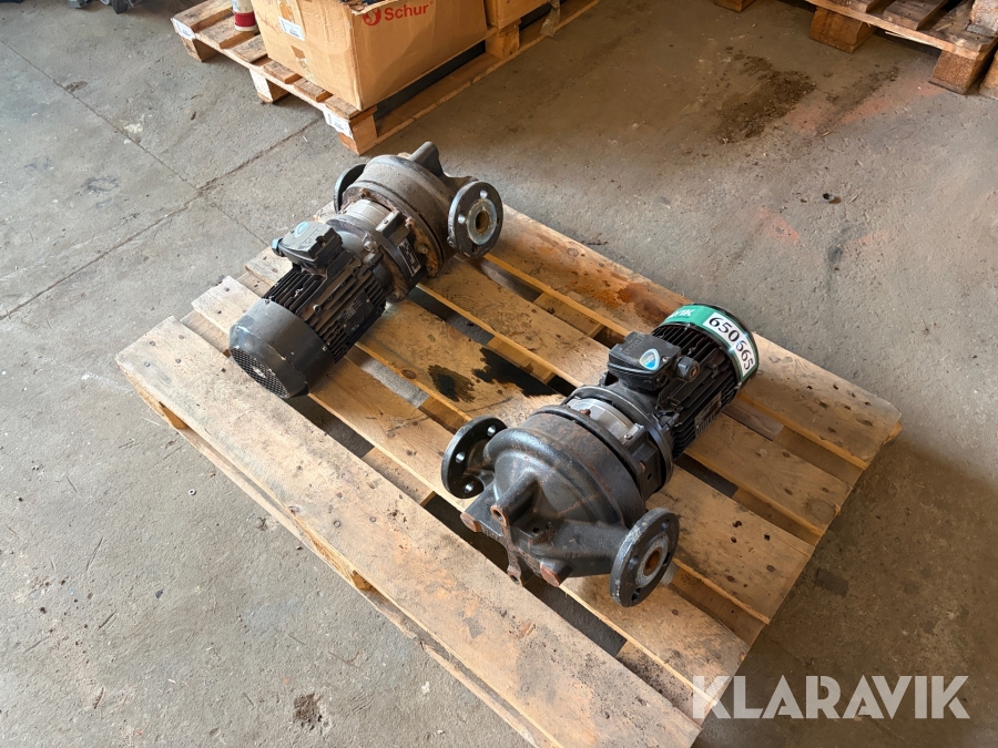 Centrifugalpumper med elmotor Grundfos Blieflux 2 styk