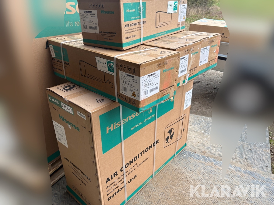 Varmepumpe Hisense 4AMW81U4RAA luft til luft - multisplit 4