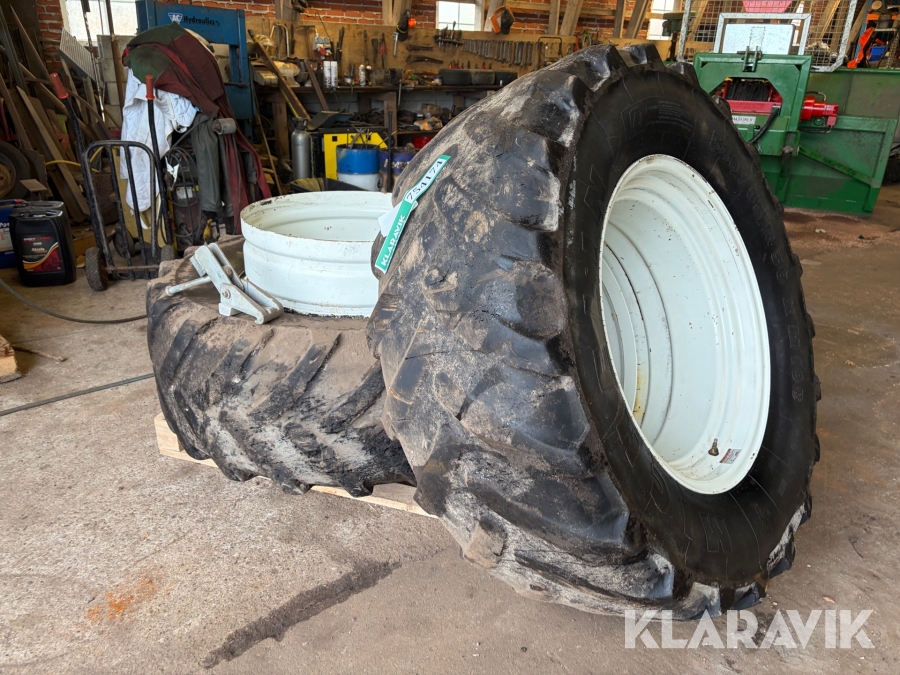 Tvillingehjul Michelin  540/65R28 2 styk