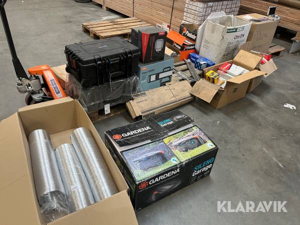 Blandet værktøj Makita/Paslode/Marled slipebånd/bor/Besalg/Lamper