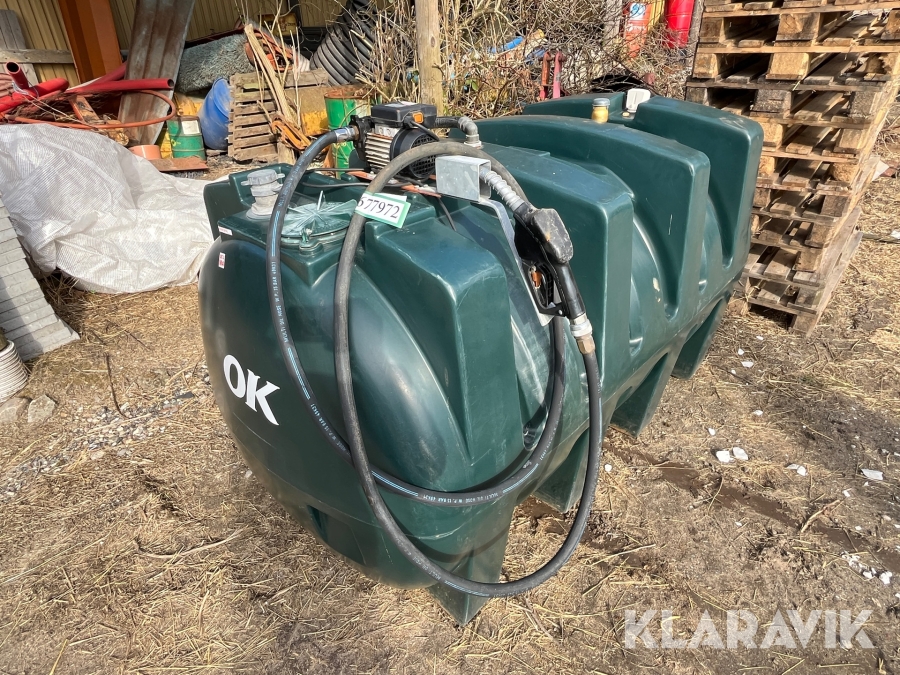 Dieseltank plast Kingspan 1800 liter