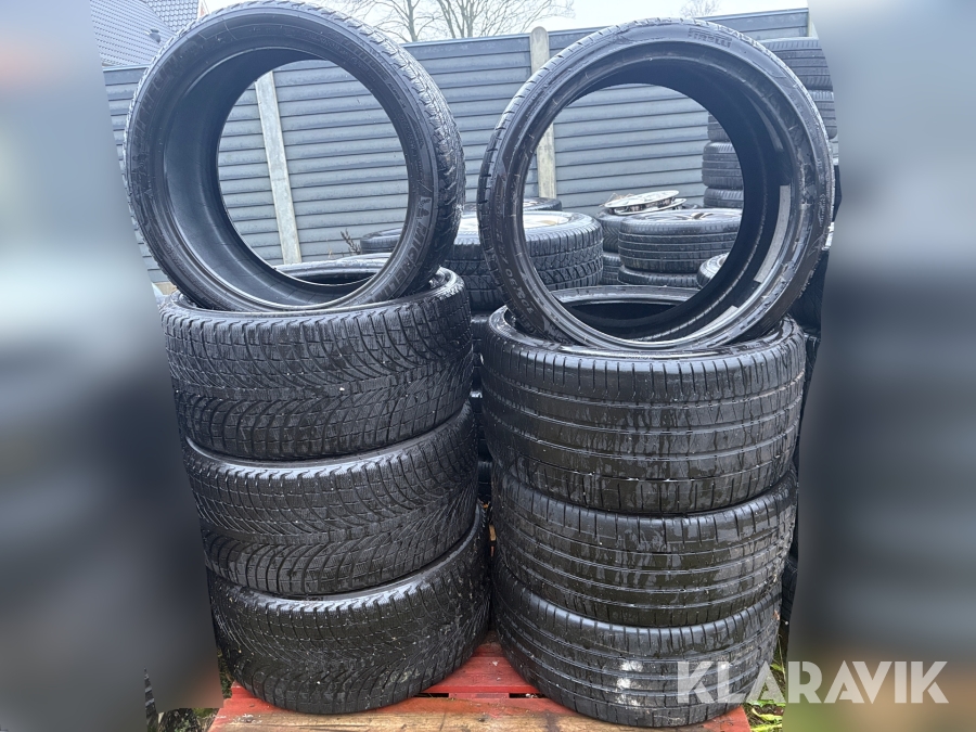 Dæk Michelin og Pirelli
