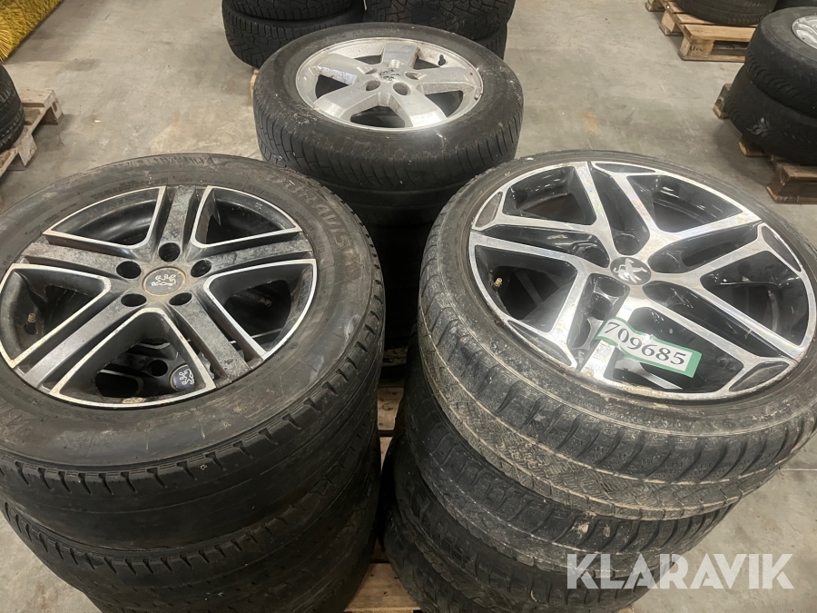 Alufælge Peugeot 3 sæt 12styk