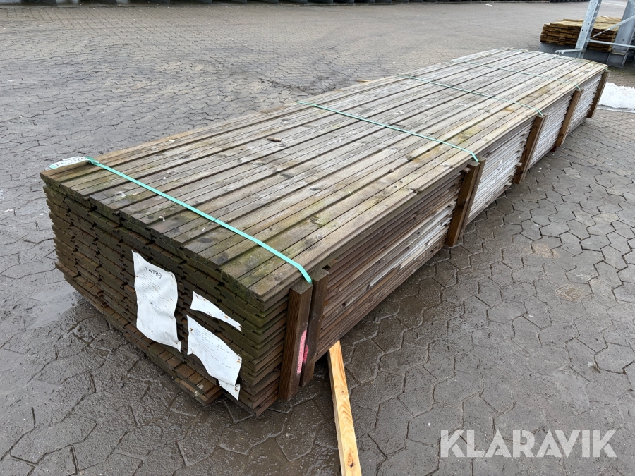 Sternbrædder Södra Wood trykimprægneret 25 x 150 millimeter 126 styk