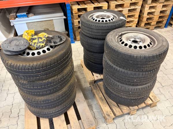 Vinter og sommerhjul - til Volkswagen Transporter T6 - 12 styk