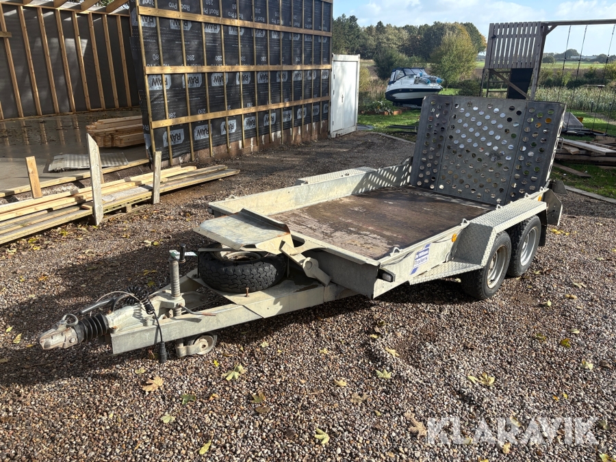 Maskintrailer Ifor Williams GH1054BT-R 3500 kg.
