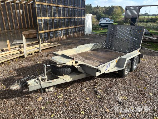 Maskintrailer Ifor Williams GH1054BT-R 3500 kg.