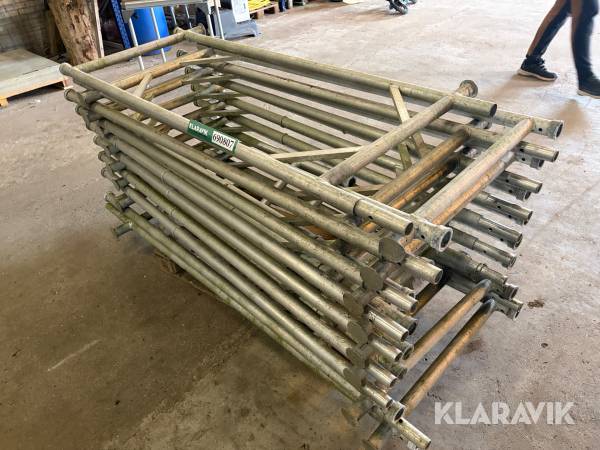 Facadestillands dele Specialfabrikken 2 m 16 styk