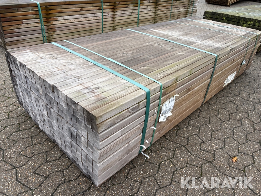 Trykimprægneret reglar - 240 styk