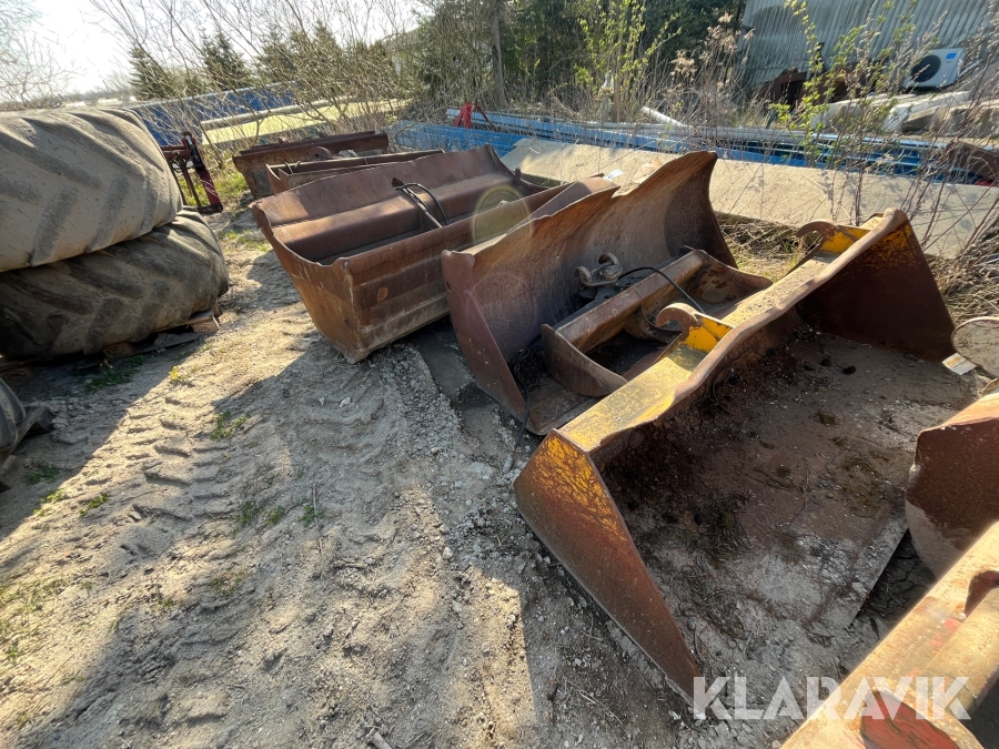 Lot blandet skovle 7 styk