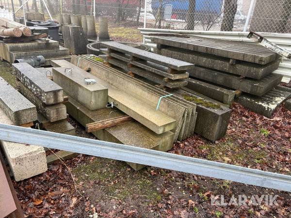 Beton spalter - assoterede lot