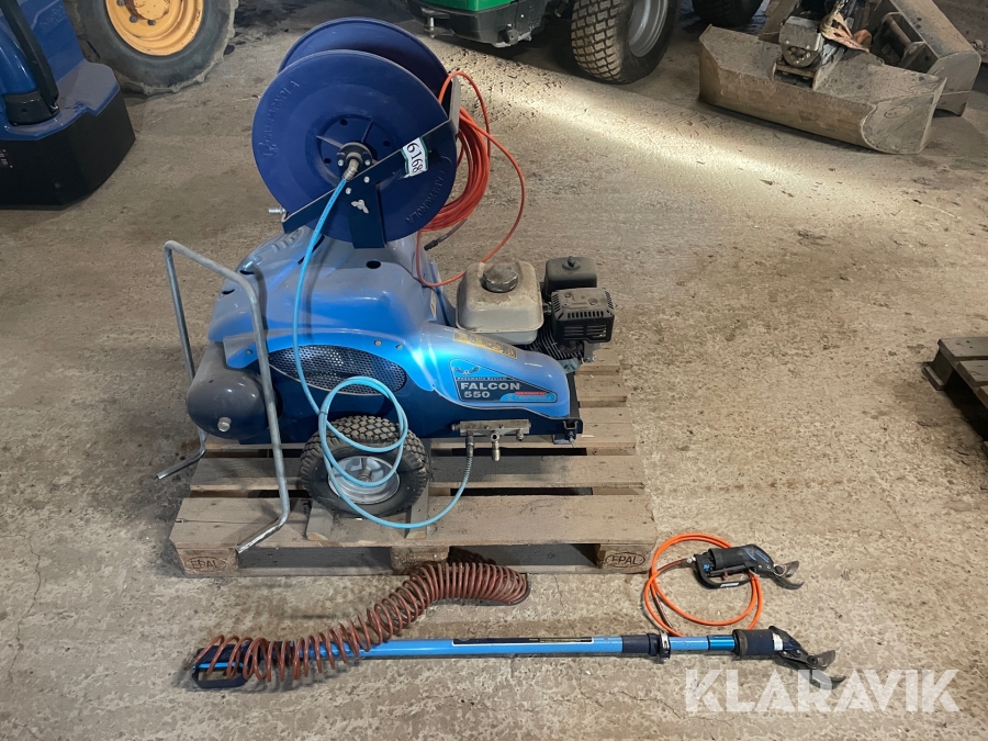 Kompressor med saksesystem Pneumatic System Falcon 550