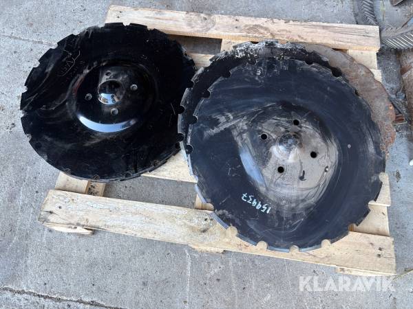 Tallerkner Väderstad Carrier SPH 21 C V55 8 styk.