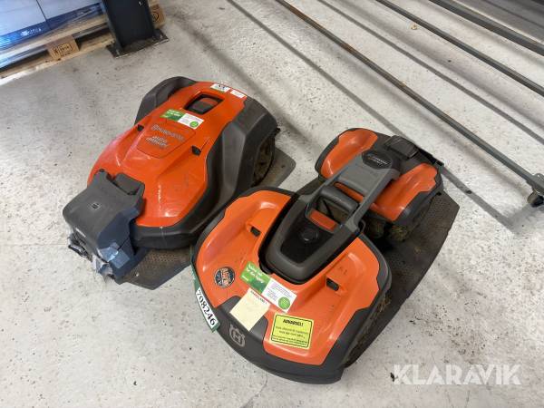 Robot plæneklipper Husqvarna Automower 535 + 550 med ladeplade